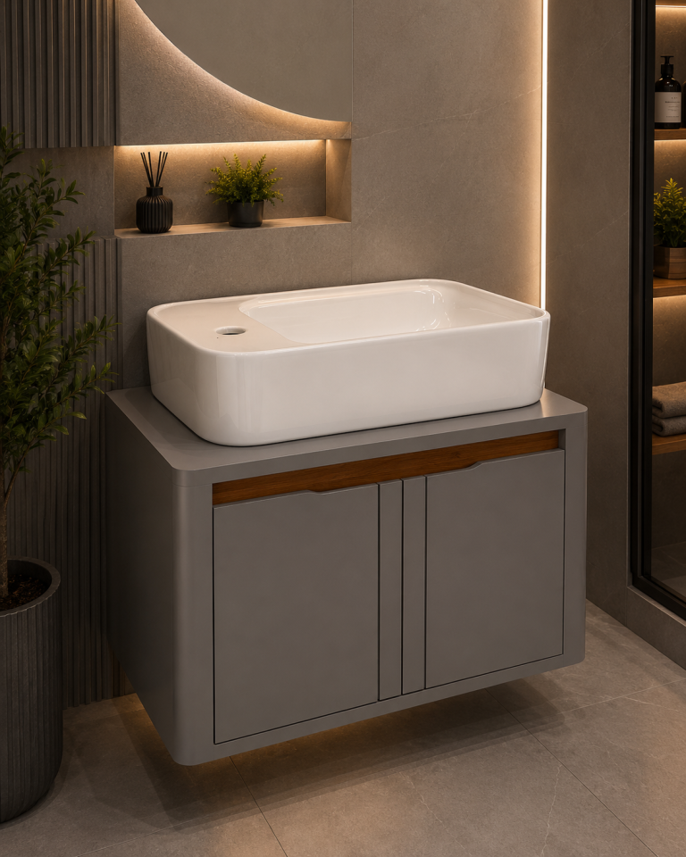 کابین روشویی مدرن PVC مدل بارسا