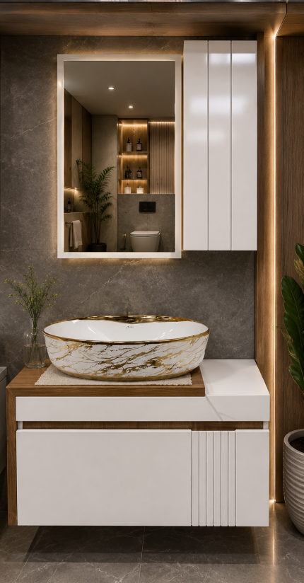 کابین روشویی ضدآب مدل لیون